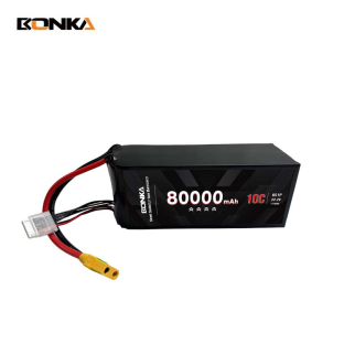 BONKA 400Wh/KG Energy Density 80000mAh 10C 6S 22.2V Semi Solid Battery